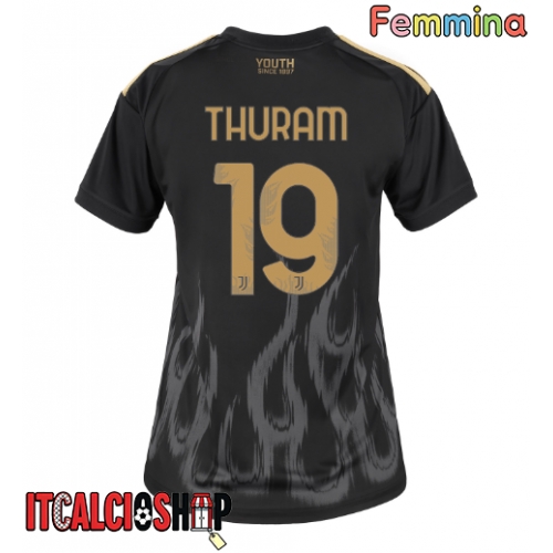 Juventus Khephren Thuram #19 Terza Maglia Femmina 2026-27 Manica Corta